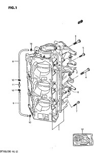 DT150 From 15001-601001 till 602891 ()  1986 drawing CRANKCASE