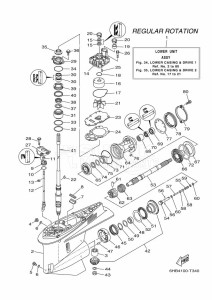 F300CETX drawing PROPELLER-HOUSING-AND-TRANSMISSION-1