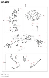 DF9.9 From 00993F-110001 (P03)  2011 drawing OPT:STARTING MOTOR (K5,K6,K7,K8,K9,K10,011)