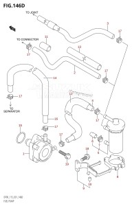 DF115Z From 11501Z-980001 (E01 E40)  2009 drawing FUEL PUMP (DF115WT:(K6,K7,K8,K9,K10,011),DF115WZ)