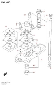 DT40 From 04005K-710001 ()  2017 drawing WATER PUMP (DT40WR:P90)