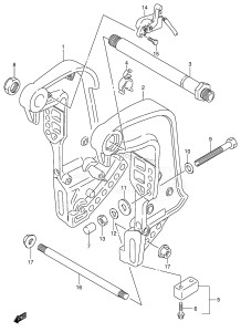 DT200 From 20002-030001 ()  2000 drawing CLAMP BRACKET