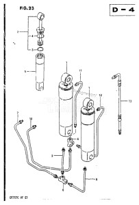 DT75 From 07501-402338 till 404156 ()  1984 drawing TRIM CYLINDER (MODEL QD)