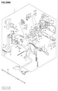 00995F-310001 (2013) 9.9hp P01-Gen. Export 1 (DF9.9BP  DF9.9BR) DF9.9B drawing OPT:REMOTE CONTROL (DF20A:P01)