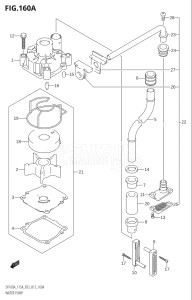 11503Z-310001 (2013) 115hp E03-USA (DF115AZ) DF115AZ drawing WATER PUMP (DF100AT:E03)