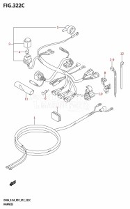 DF9.9A From 00994F-210001 (P03)  2012 drawing HARNESS (DF9.9A:P01)