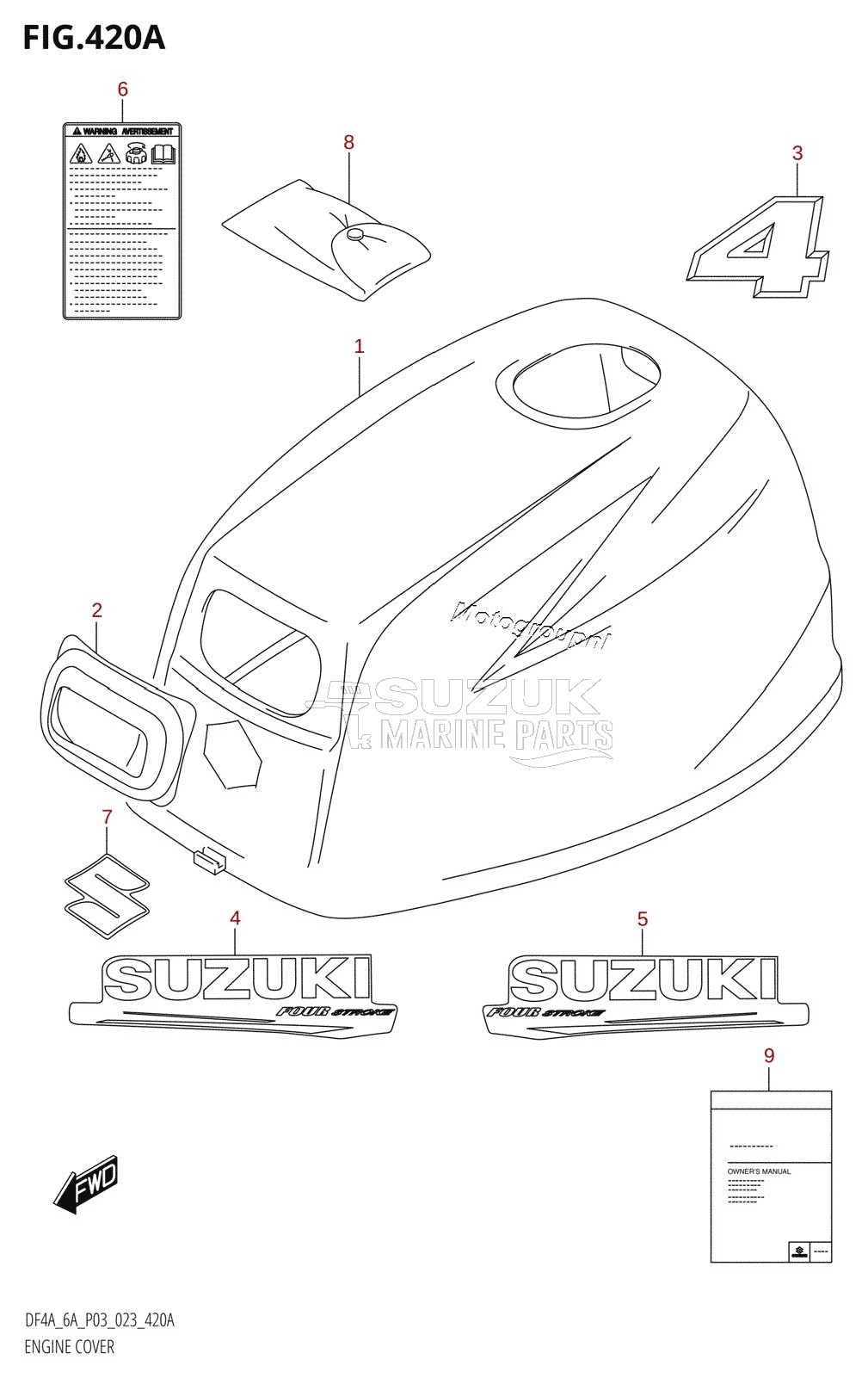 ENGINE COVER (DF4A:020)