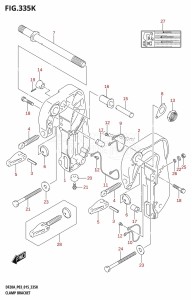 DF20A From 02002F-510001 (P03)  2015 drawing CLAMP BRACKET (DF20AT:P03)