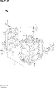 04001F-680001 (2006) 40hp E03-USA (DF40TK6) DF40 drawing CYLINDER BLOCK