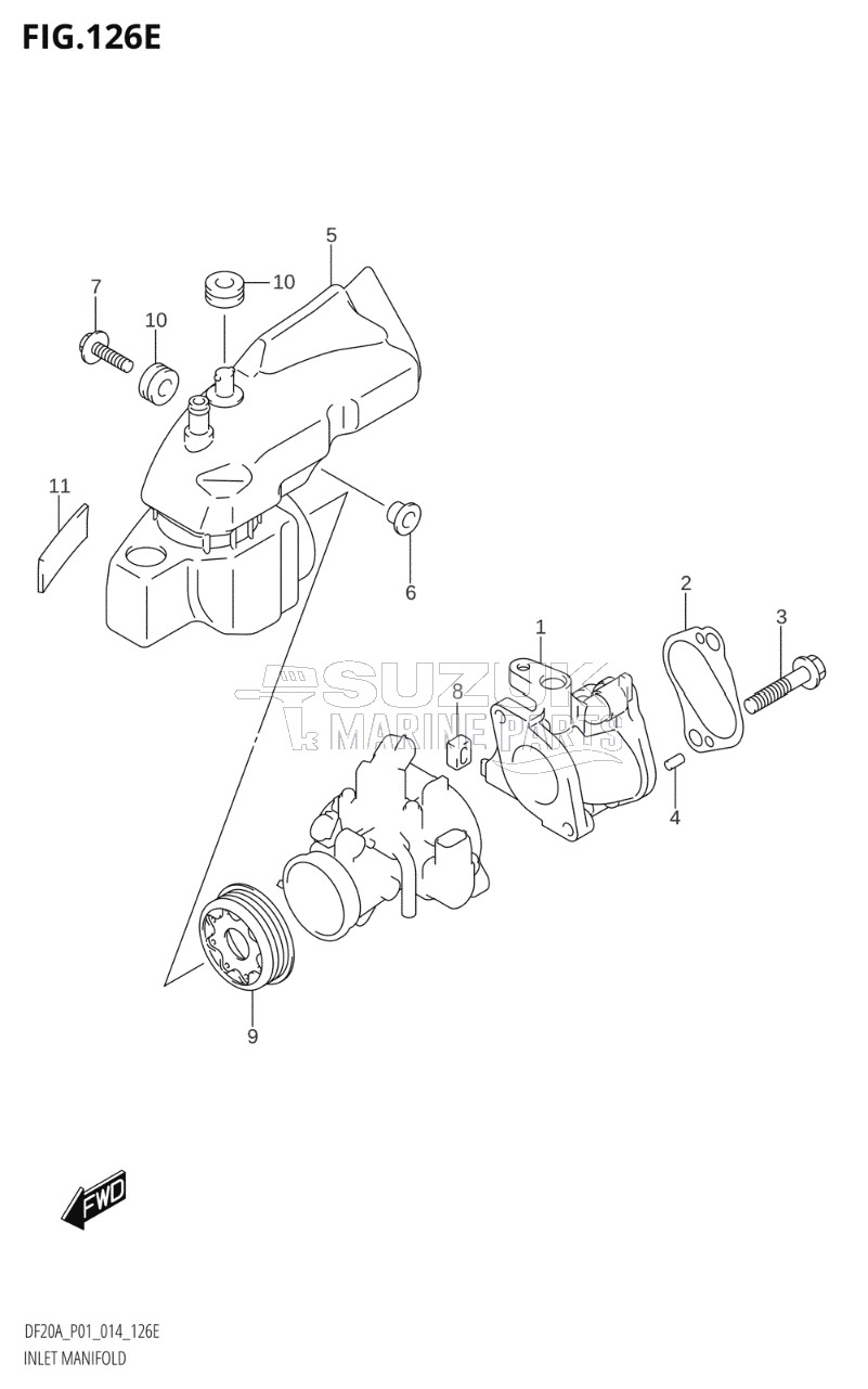 INLET MANIFOLD (DF15AR:P01)