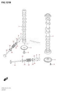 DF80A From 08002F-510001 (E01 E40)  2015 drawing CAMSHAFT (DF70A:E40)