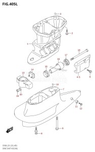 DF50A From 05003F-040001 (E01)  2020 drawing DRIVE SHAFT HOUSING (DF40ASVT:E34)