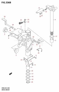 DF40A From 04003F-110001 (E03)  2011 drawing SWIVEL BRACKET (DF40AT,DF50AT)