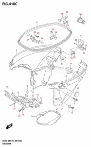 DF25A From 02504F-910001 (P03)  2019 drawing SIDE COVER (DF25ATH,DF30ATH)