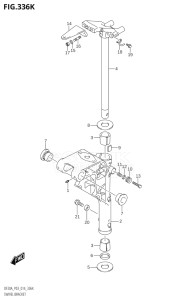 02002F-410001 (2014) 20hp P03-U.S.A (DF20A  DF20AR  DF20AT  DF20ATH) DF20A drawing SWIVEL BRACKET (DF20AT:P03)