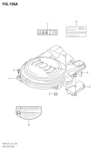 DF70A From 07003F-610001 (E01 E40)  2016 drawing RING GEAR COVER