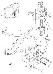 DT65 From 06502-581001 ()  1995 drawing FUEL PUMP