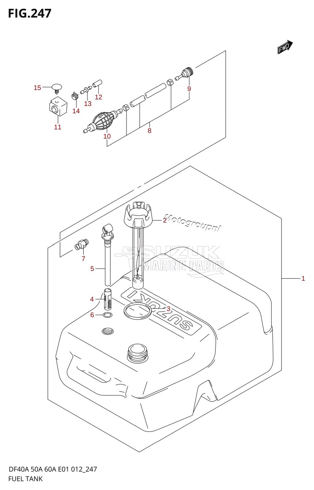 FUEL TANK (PLASTIC)