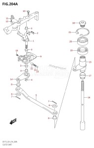 DF150ZG From 15002Z-410001 (E40)  2014 drawing CLUTCH SHAFT (DF150T:E01)