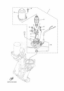 F150GETL drawing TILT-SYSTEM-2