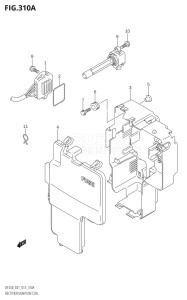 22503Z-310001 (2013) 225hp E01 E40-Gen. Export 1 - Costa Rica (DF225Z) DF225Z drawing RECTIFIER / IGNITION COIL