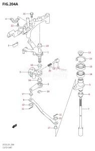 DF225Z From 22501Z-780001 (E01 E40)  2007 drawing CLUTCH SHAFT