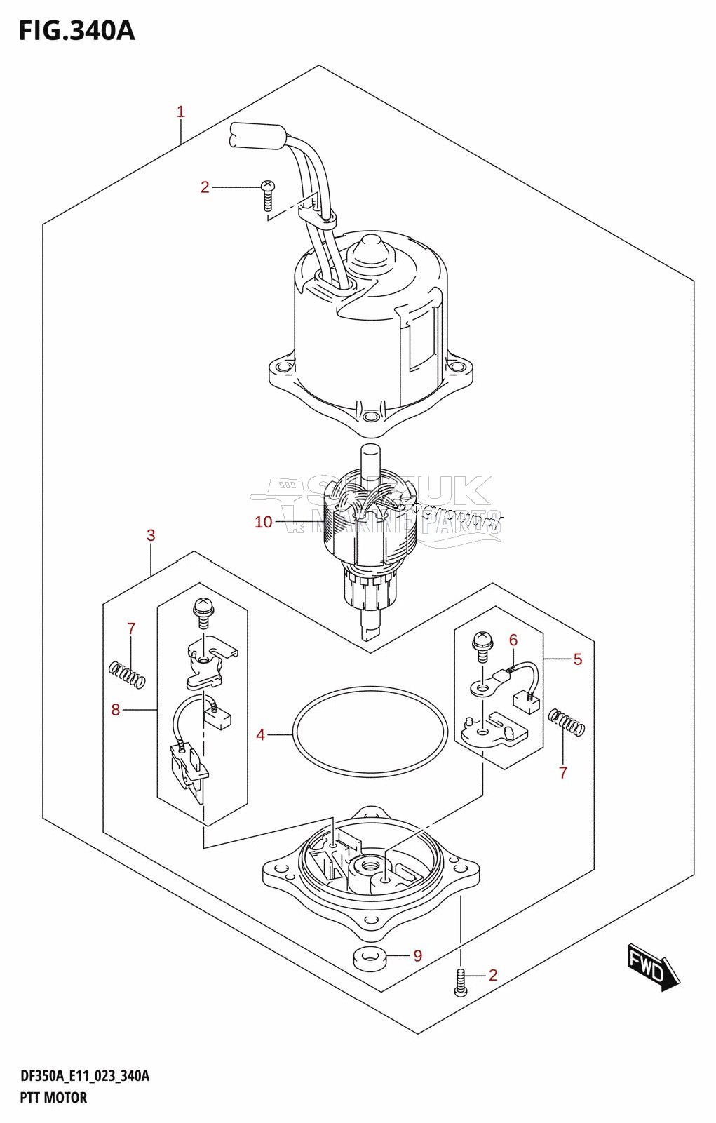 PTT MOTOR (DF350A,DF325A,DF300B)