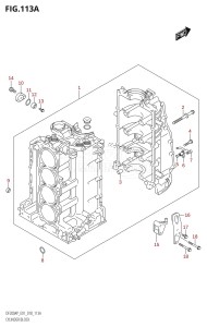 DF150AP From 15003P-810001 (E01 E40)  2018 drawing CYLINDER BLOCK