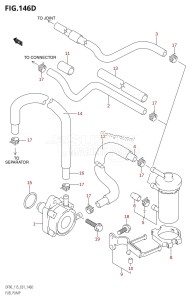 DF100 From 10002F-010001 (E01)  2010 drawing FUEL PUMP (DF115WT:(K6,K7,K8,K9,K10,011),DF115WZ)