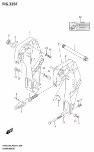 DF25A From 02504F-510001 (P03)  2015 drawing CLAMP BRACKET (DF30AT:P03)