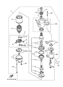 F40DETL drawing STARTING-MOTOR