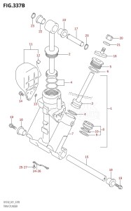 DF250Z From 25003Z-110001 (E01 E40)  2011 drawing TRIM CYLINDER (L-TRANSOM)