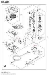 DF9.9A From 00994F-410001 (P03)  2014 drawing OPT:STARTING MOTOR (MANUAL STARTER) (M-STARTER:DF8A:P03)