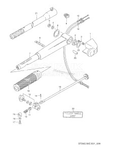 DT30C From 03003-904770 ()  1989 drawing HANDLE