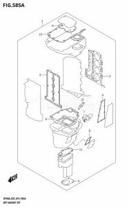 DF70A From 07003F-910001 (E03)  2019 drawing OPT:GASKET SET