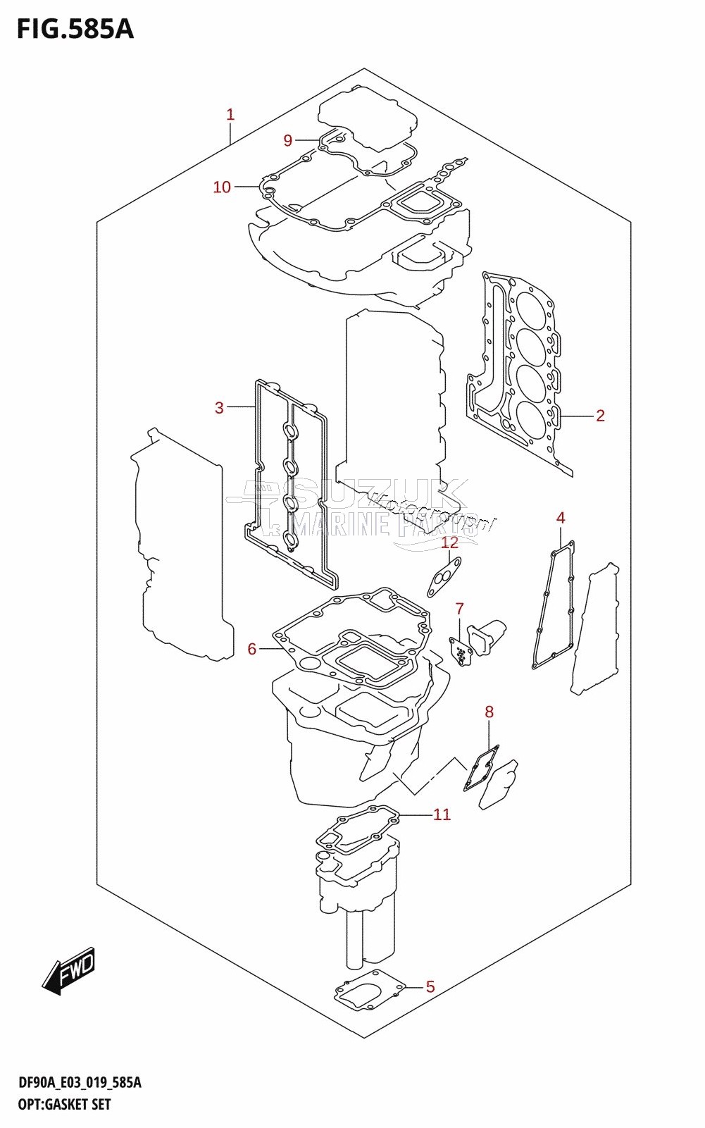 OPT:GASKET SET