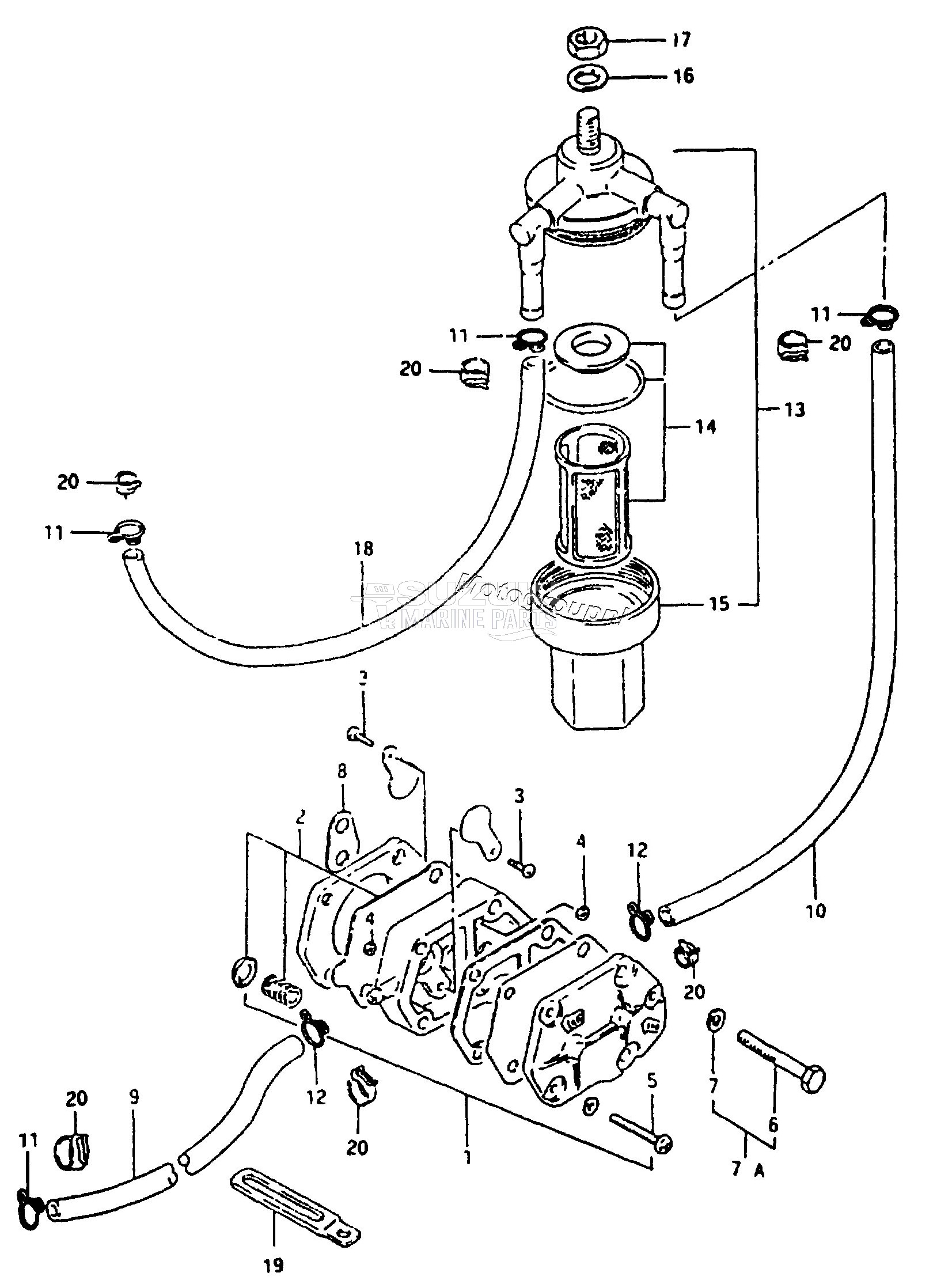 FUEL PUMP (DT40C,DT40W /​ ~MODEL:94)