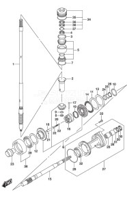 DF 175 drawing Transmission (C/R) (Model: ZG)