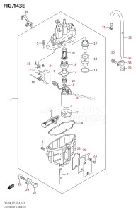 DF115A From 11503F-410001 (E01 E40)  2014 drawing FUEL VAPOR SEPARATOR (DF115AZ:E01)