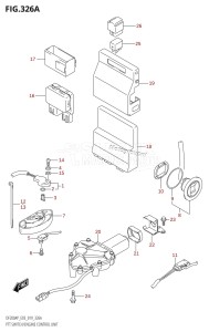 DF175AP From 17503P-910001 (E03)  2019 drawing PTT SWITCH /​ ENGINE CONTROL UNIT (DF150AP)