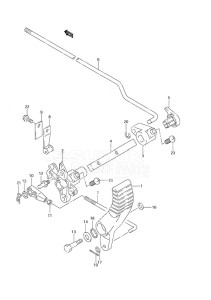 DF 25 drawing Clutch Non-Remote Control