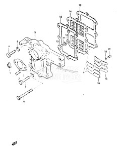 DT6 From 00601-401001 till 406518 ()  1984 drawing REED VALVE