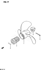 DT5 From 0501-551318 ()  1985 drawing PROPELLER