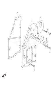 Outboard DF 175AP drawing Exhaust Cover