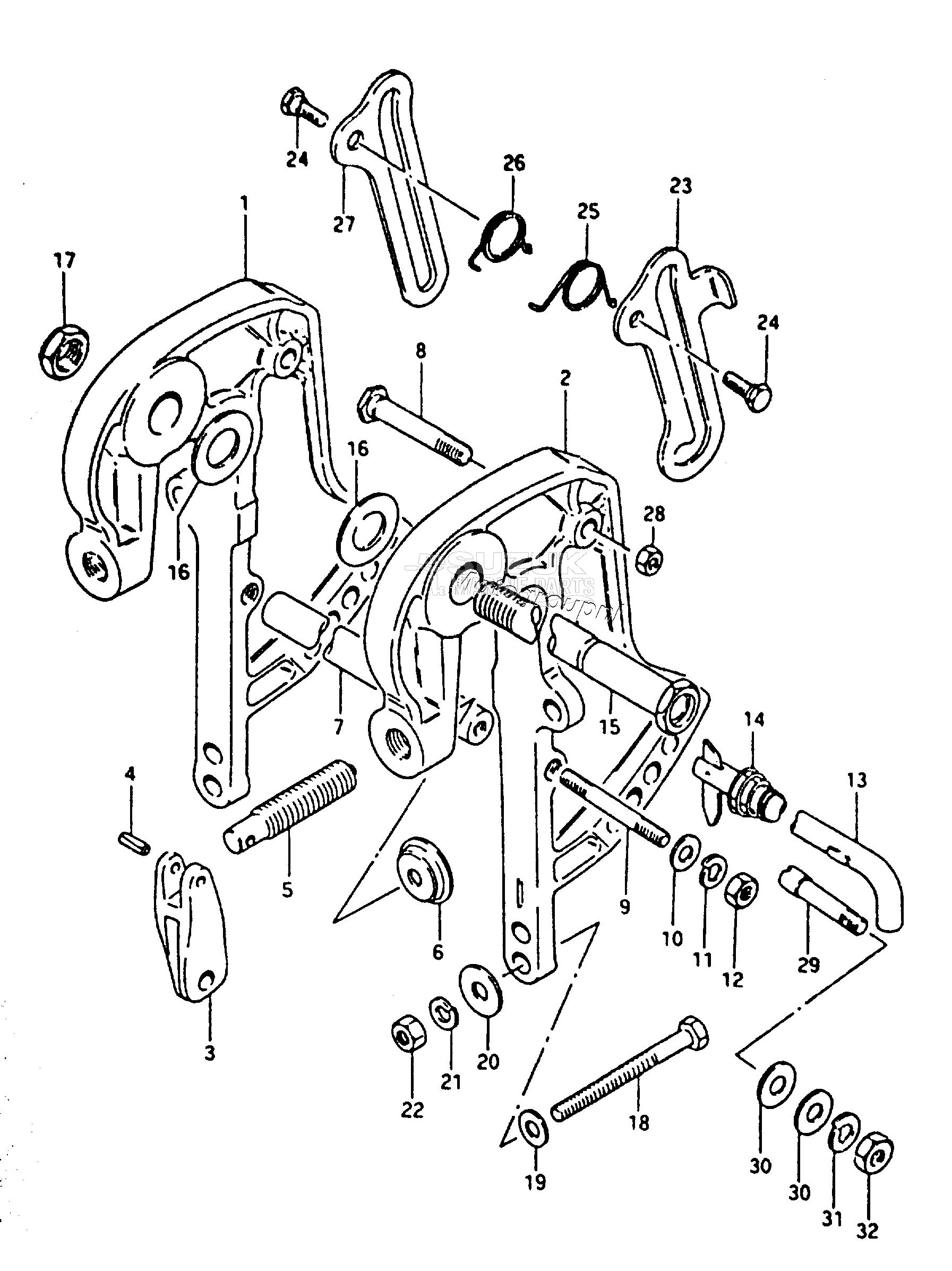 CLAMP BRACKET (2)