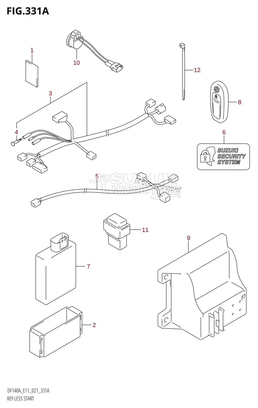 KEY LESS START (DF100AT,DF115AST,DF115AT:E11,DF140AT:E11)