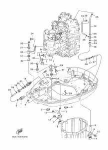 LF250XCA drawing BOTTOM-COVER-2