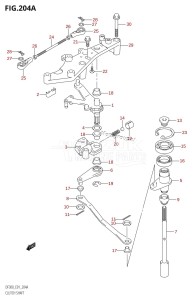 DF300Z From 30002Z-110001 (E01 E40)  2011 drawing CLUTCH SHAFT