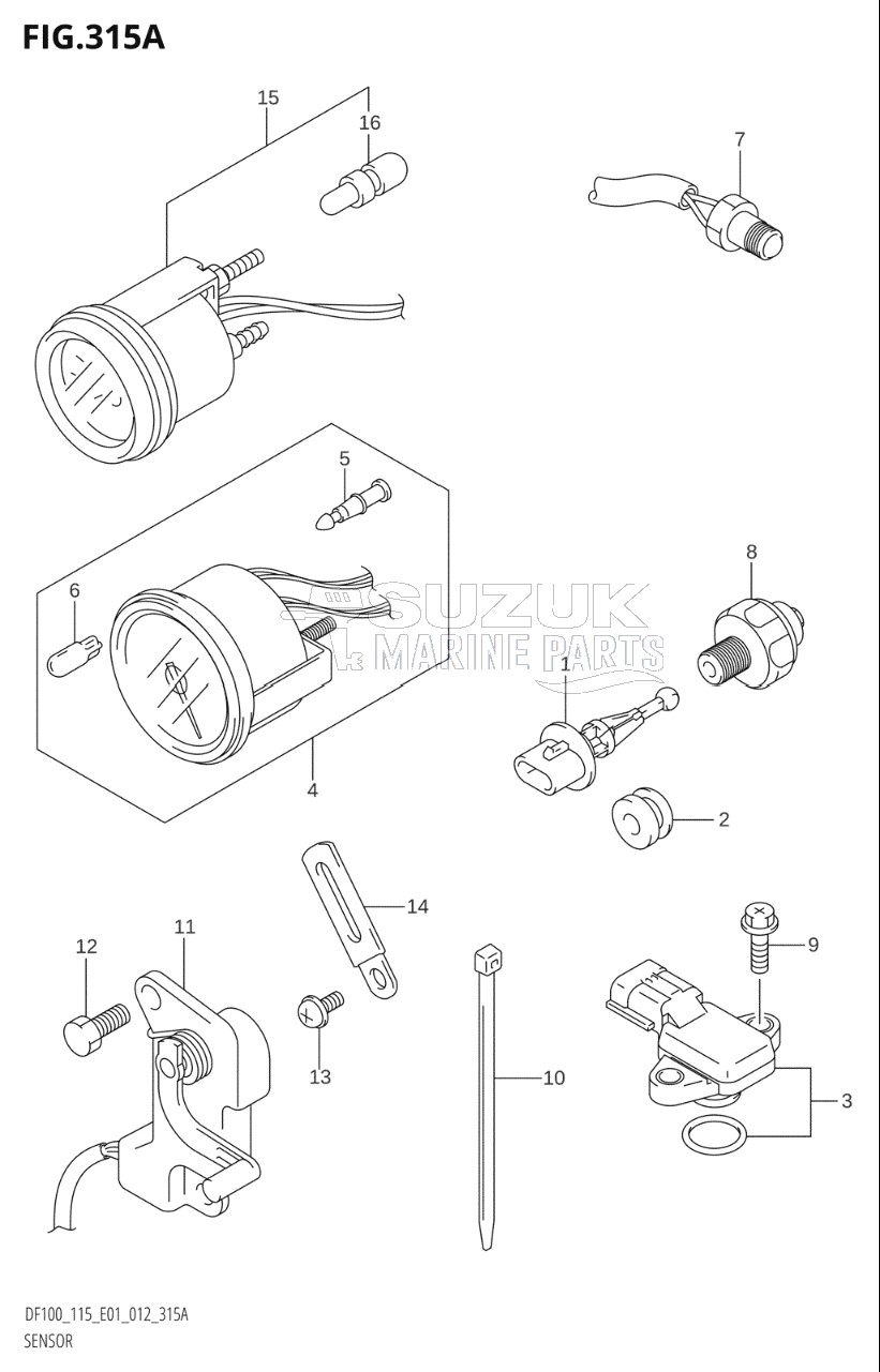 SENSOR (DF100T:E01)