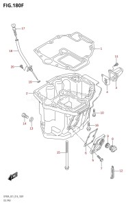 DF80A From 08002F-610001 (E01 E40)  2016 drawing OIL PAN (DF80A:E40)